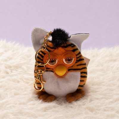 Furby Bag Charm — "Tiger" Style — Orange/Black