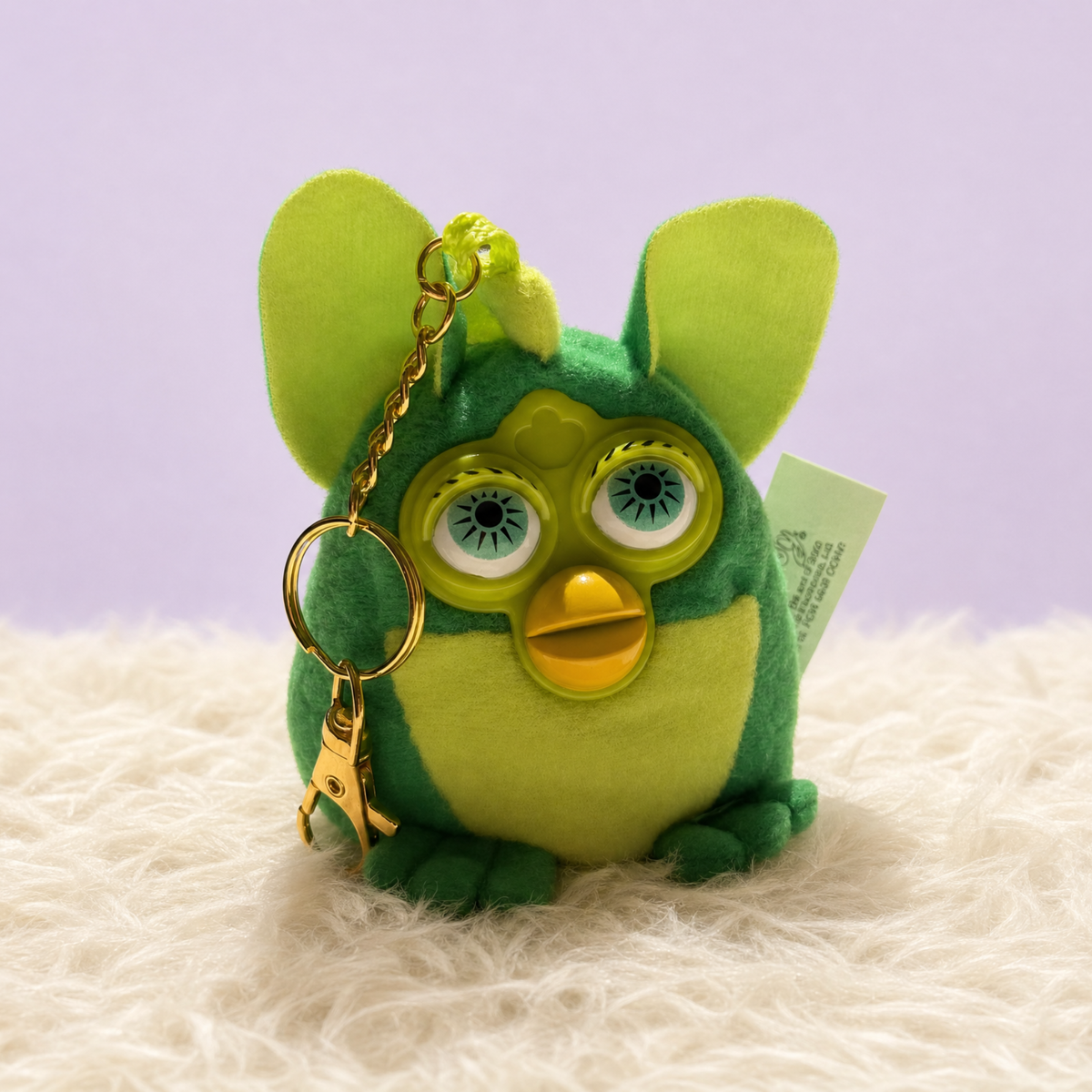 Furby Bag Charm — "Dinosaur" Style — Green