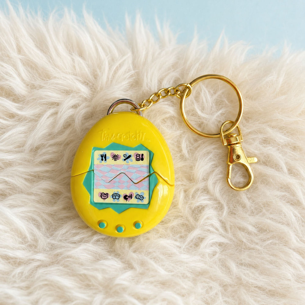 Tamagotchi Bag Charm — Yellow