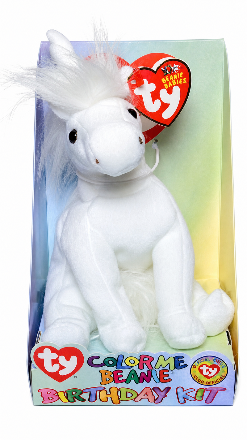 Color Me Beanie Birthday Kit Unicorn reference photo