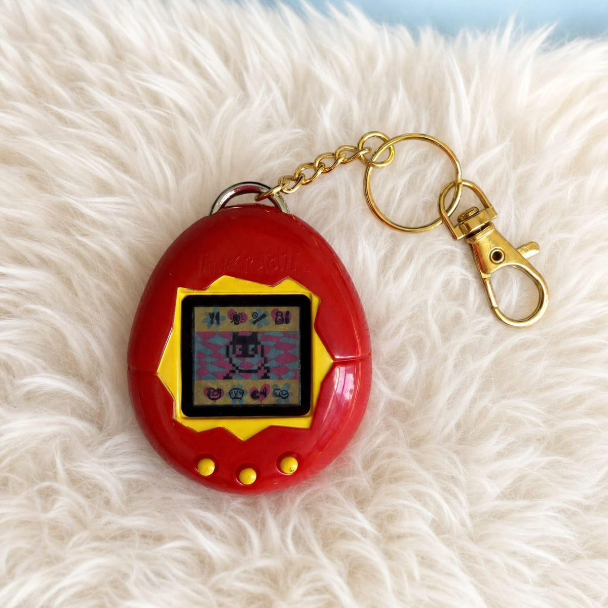 Tamagotchi Bag Charm — Red