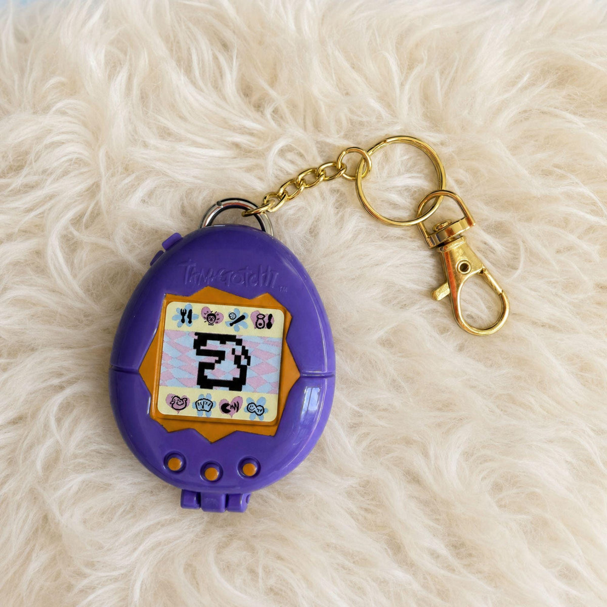 Tamagotchi Bag Charm — Purple