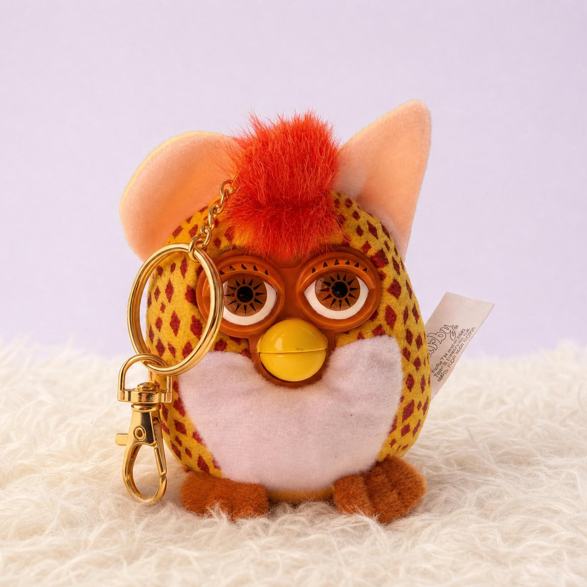 Furby Bag Charm — Yellow/Red Snake