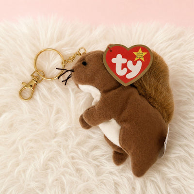 Nuts the Squirrel — Teenie Beanie Bag Charm