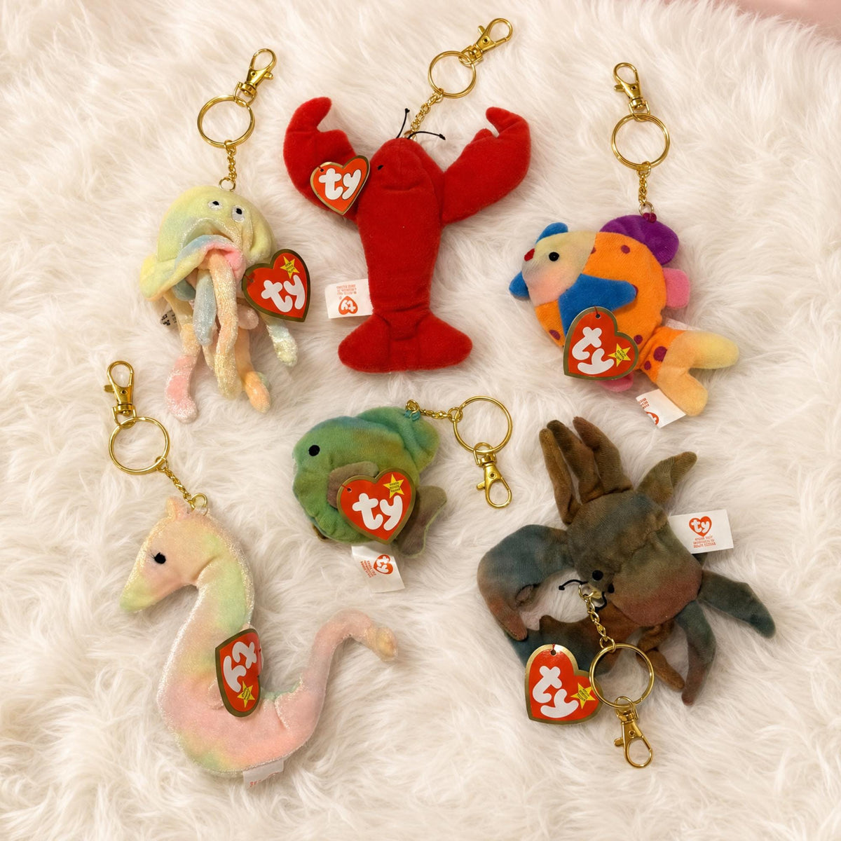 Claude the Crab — Teenie Beanie Bag Charm