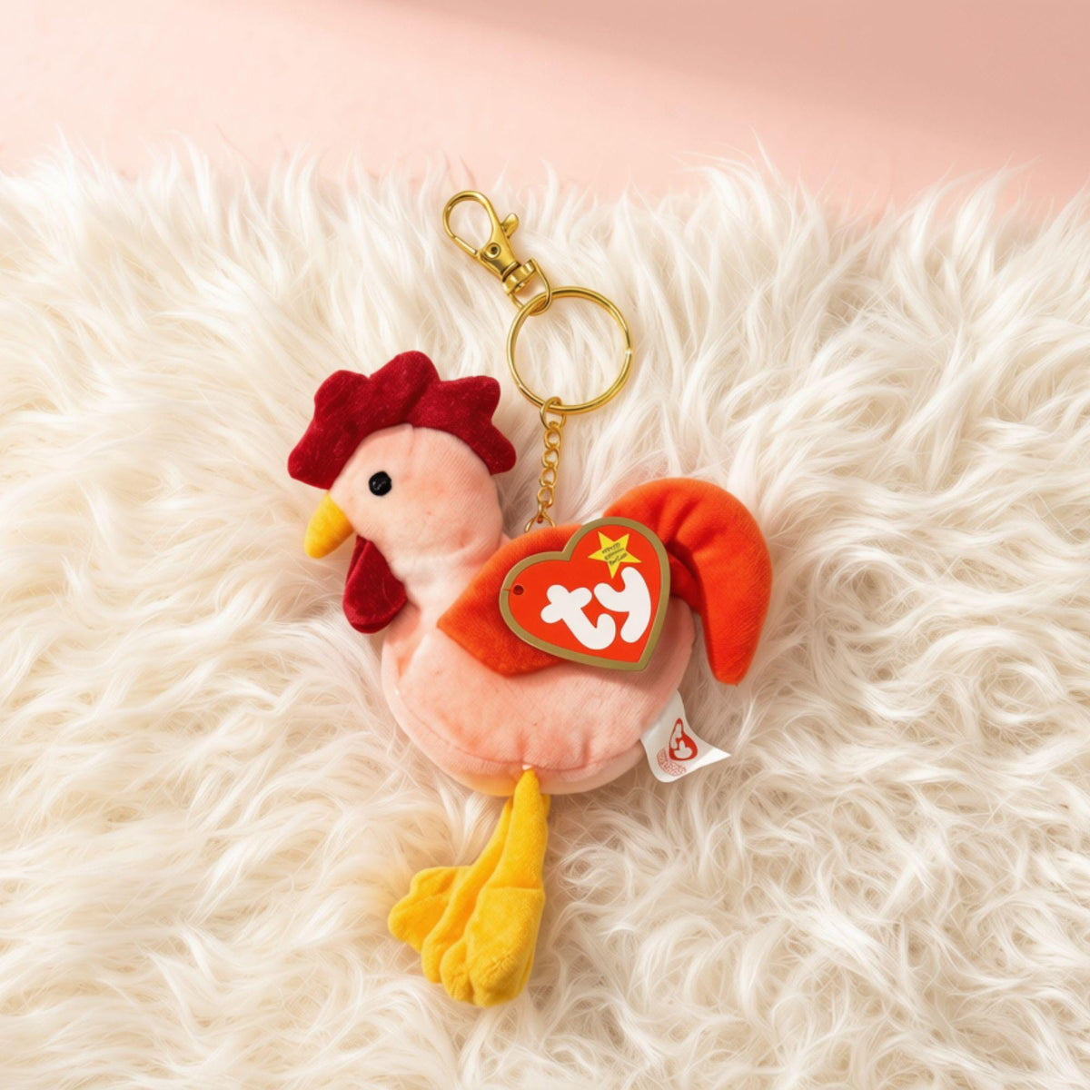 Strut the Rooster — Teenie Beanie Bag Charm