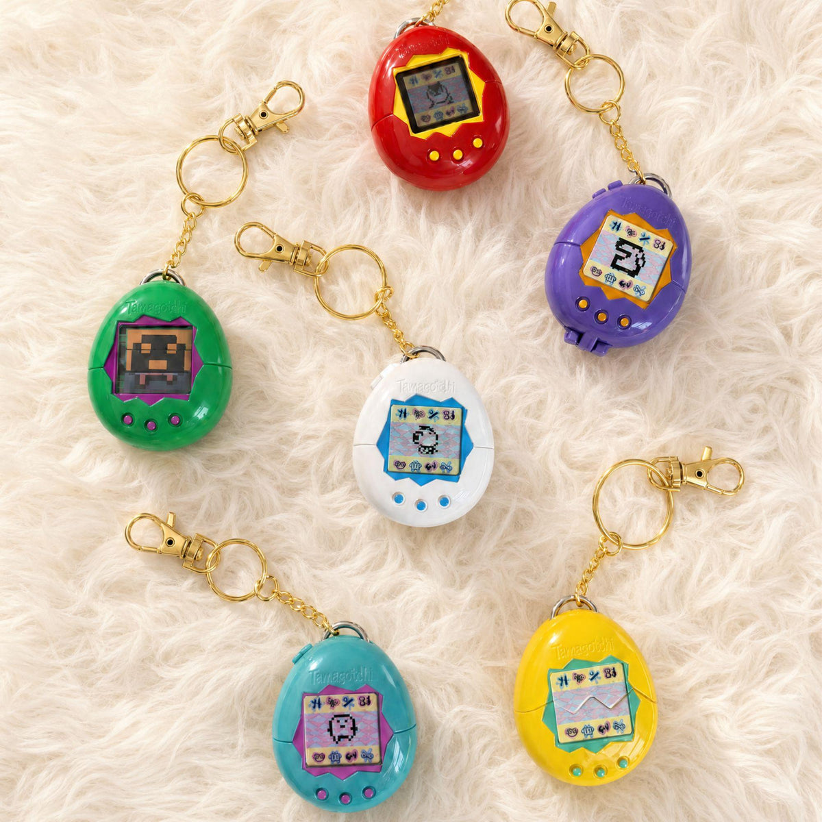 Tamagotchi Bag Charm — Yellow