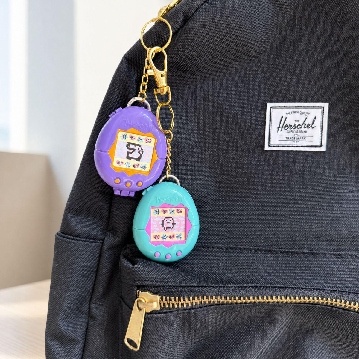 Tamagotchi Bag Charm — Purple