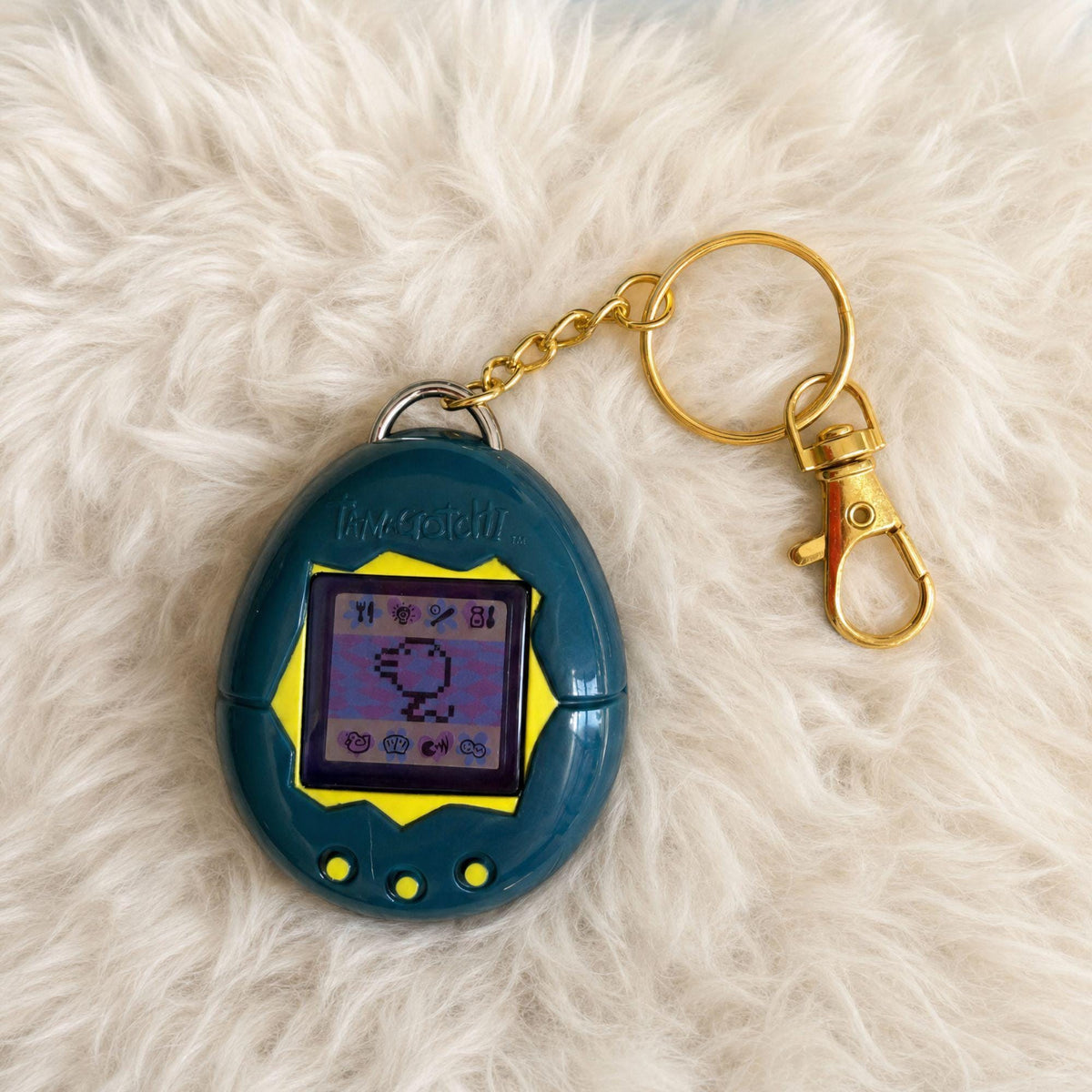 Tamagotchi Bag Charm — Dark Blue