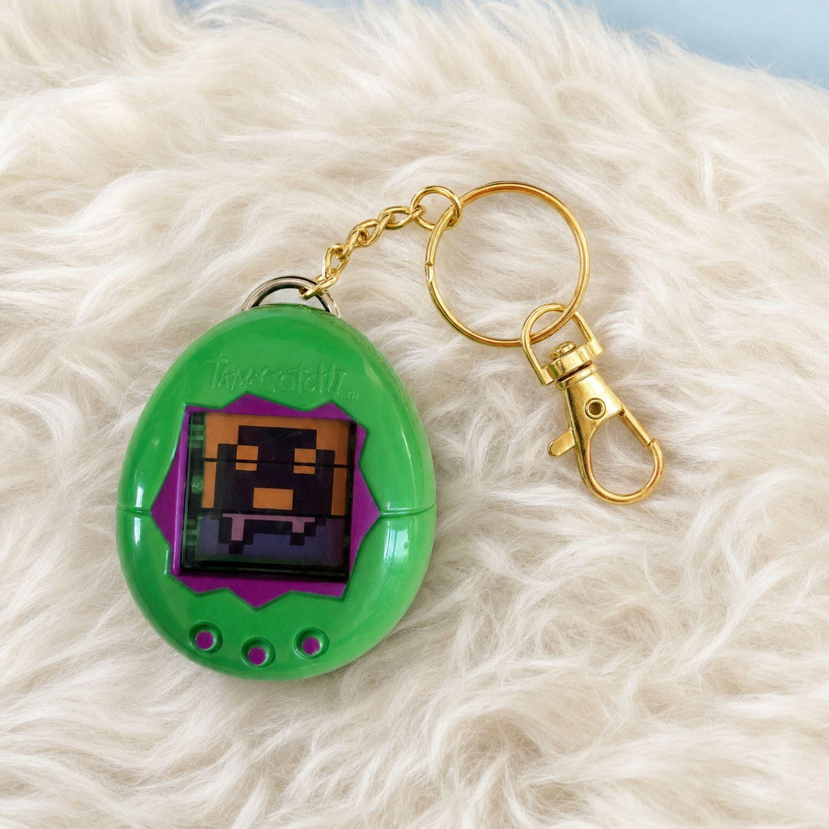 Tamagotchi Bag Charm — Green