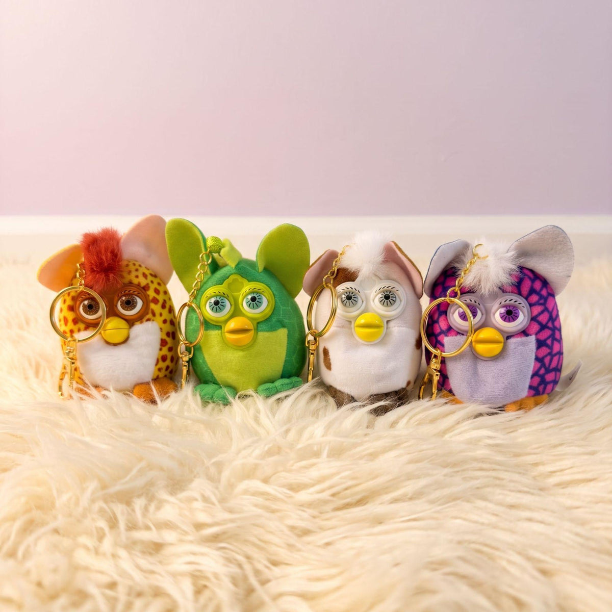 Furby Bag Charm — Yellow/Red Snake