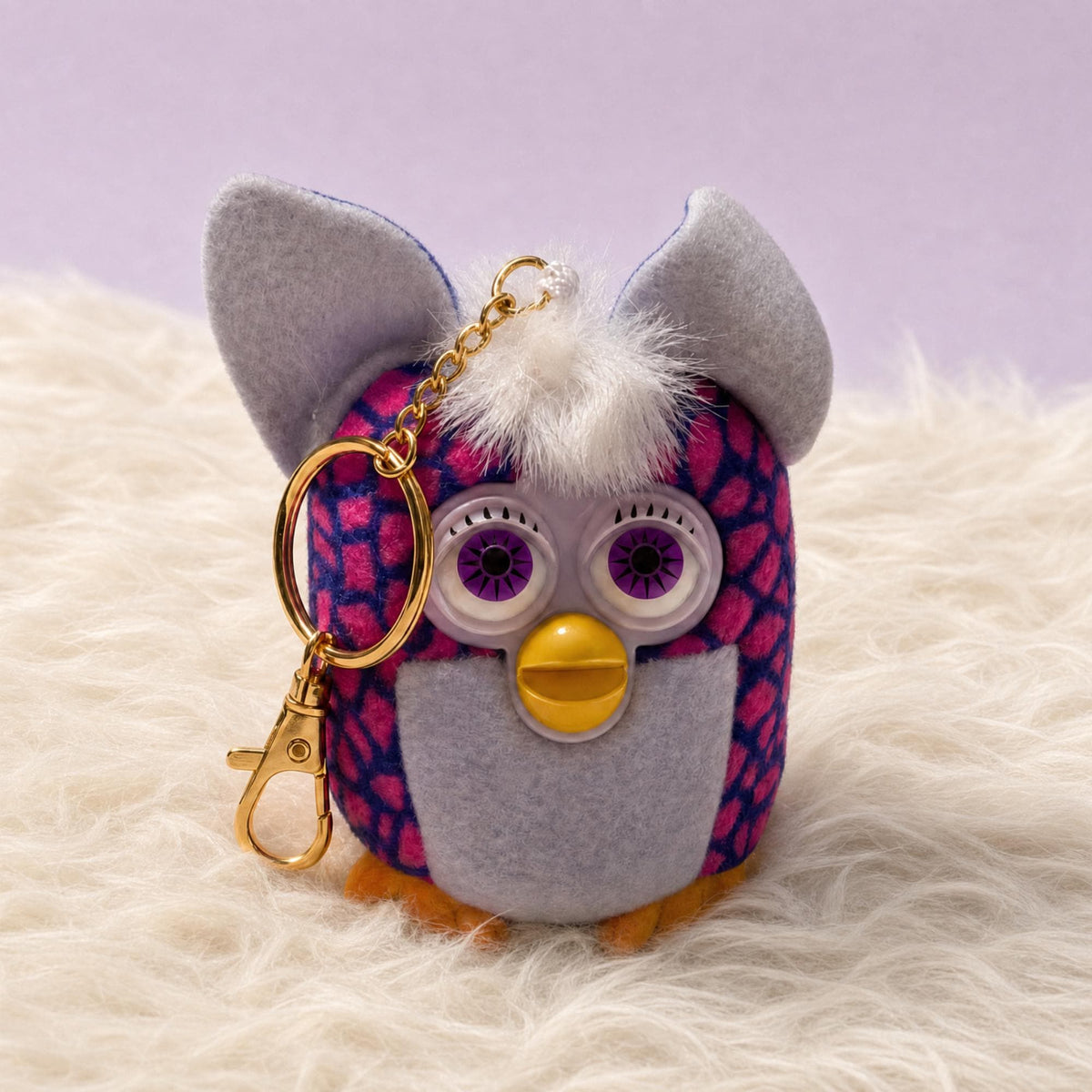 Furby Bag Charm — Green/Yellow/Orange