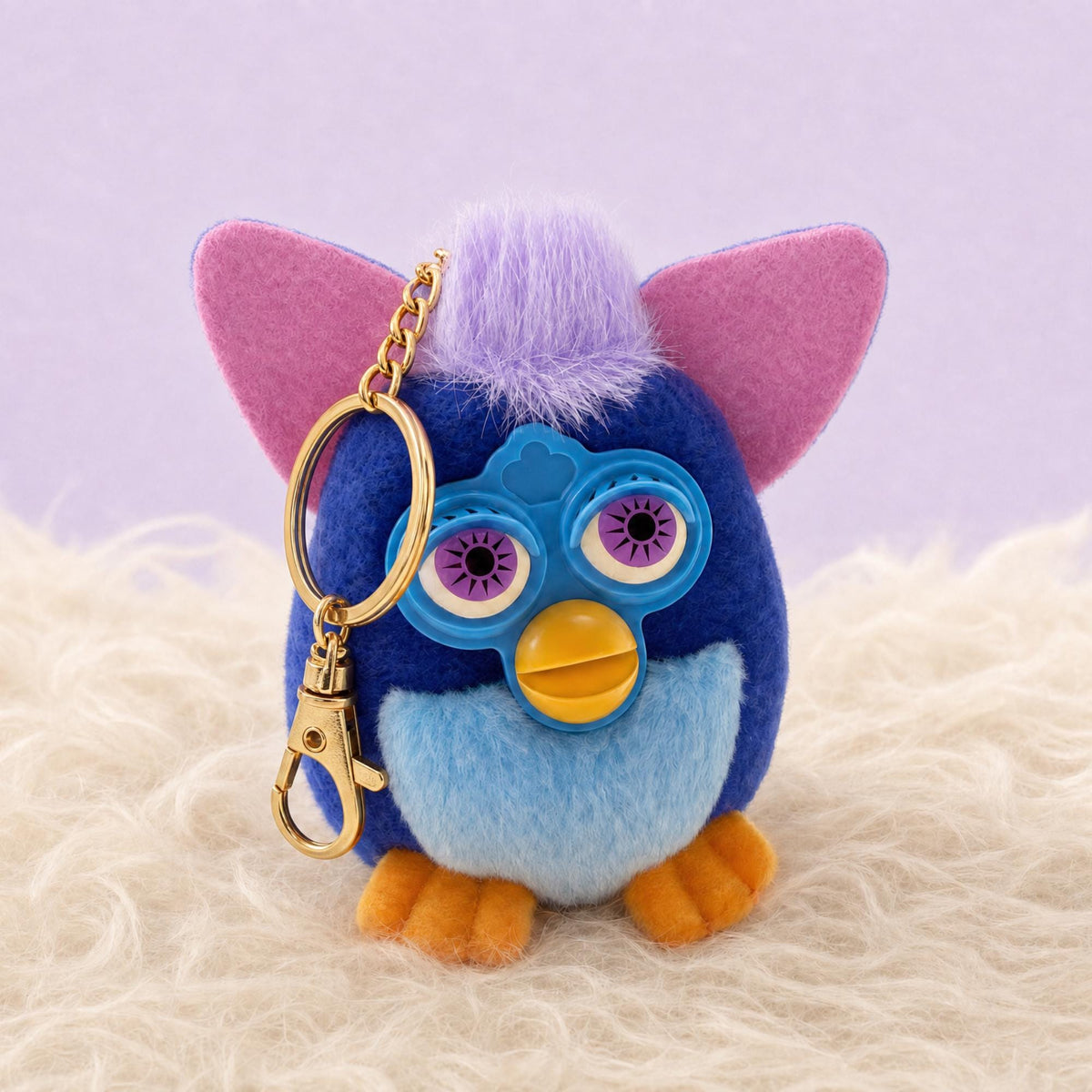 Furby Bag Charm — Owl, Blue