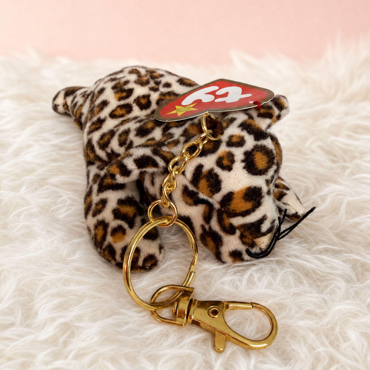 Freckles the Leopard — Teenie Beanie Bag Charm