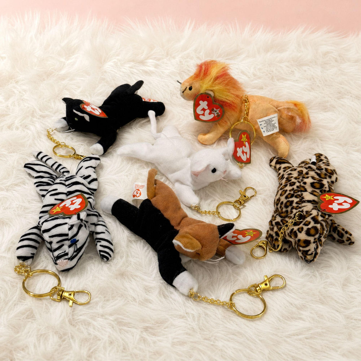 Zip the Cat — Teenie Beanie Bag Charm