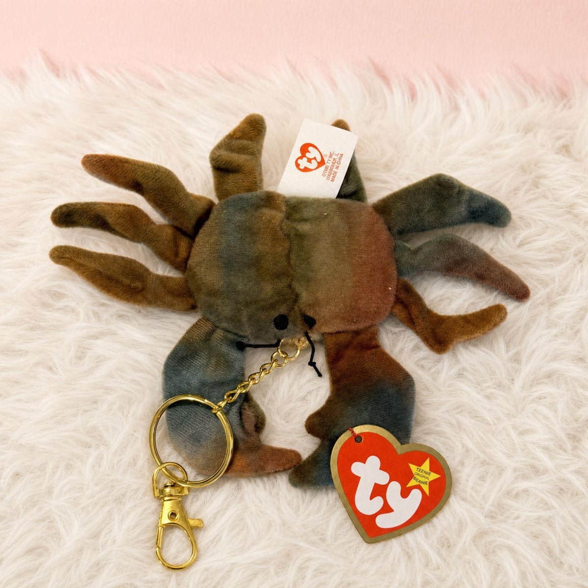 Claude the Crab — Teenie Beanie Bag Charm