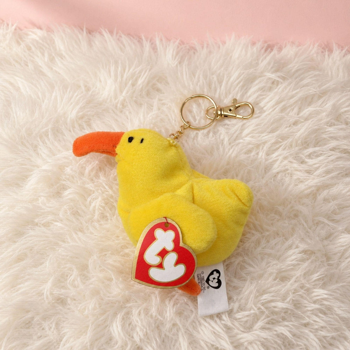 Quacks the Duck Teenie Beanie bag charm