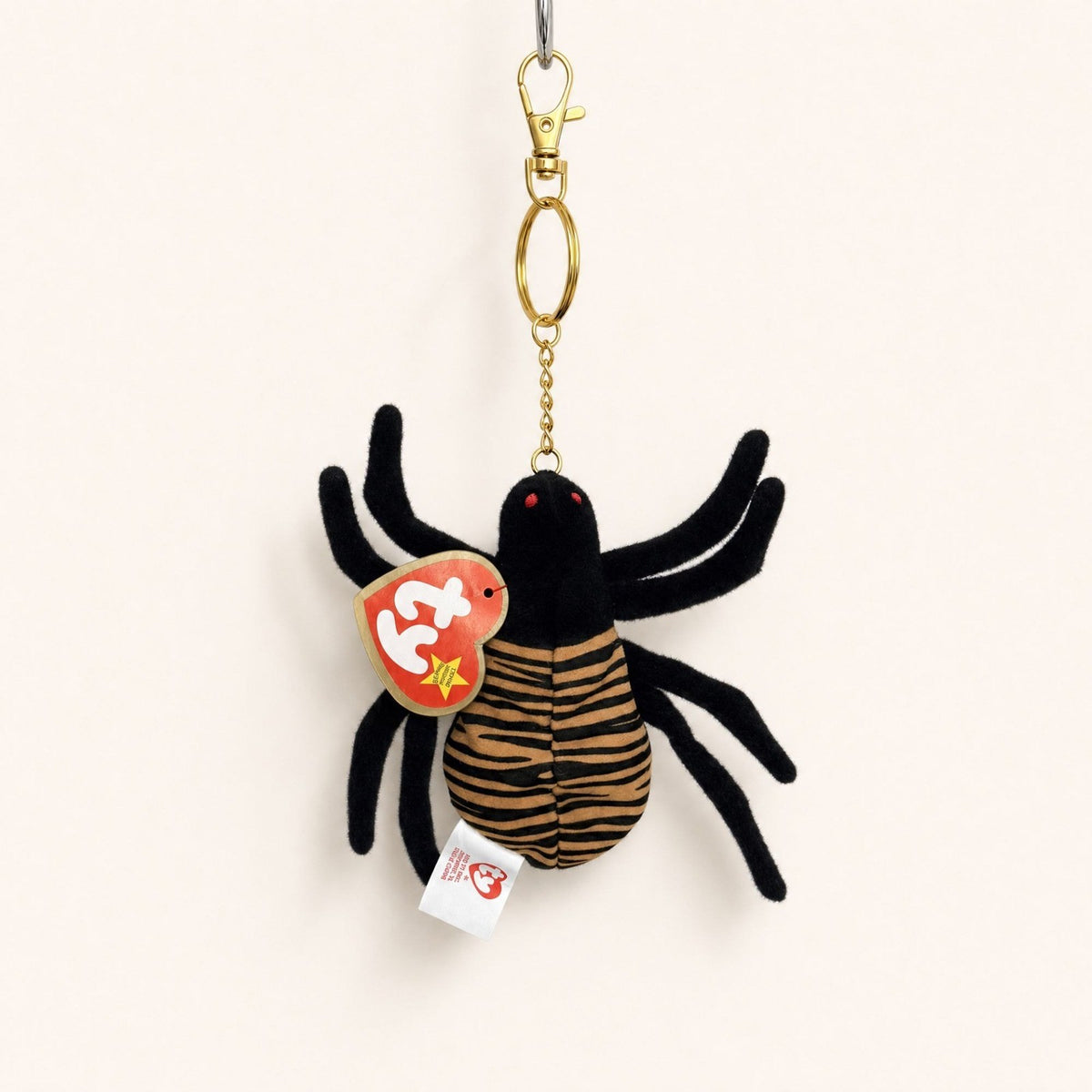 Spinner the Spider Teenie Beanie bag charm