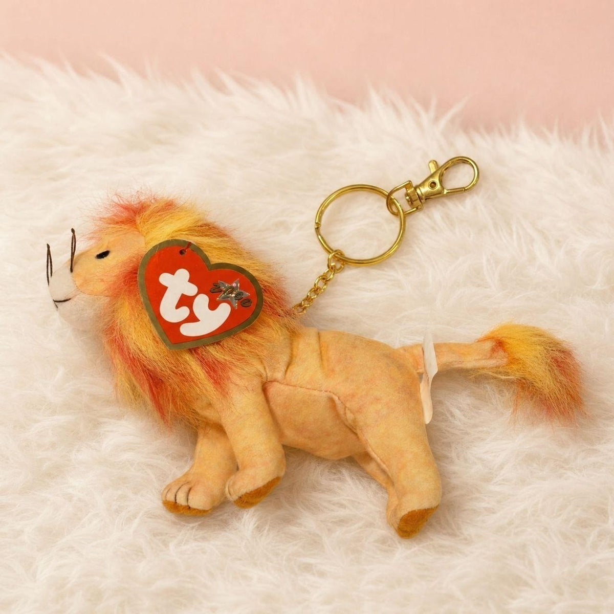 Bushy the Lion Teenie Beanie bag charm