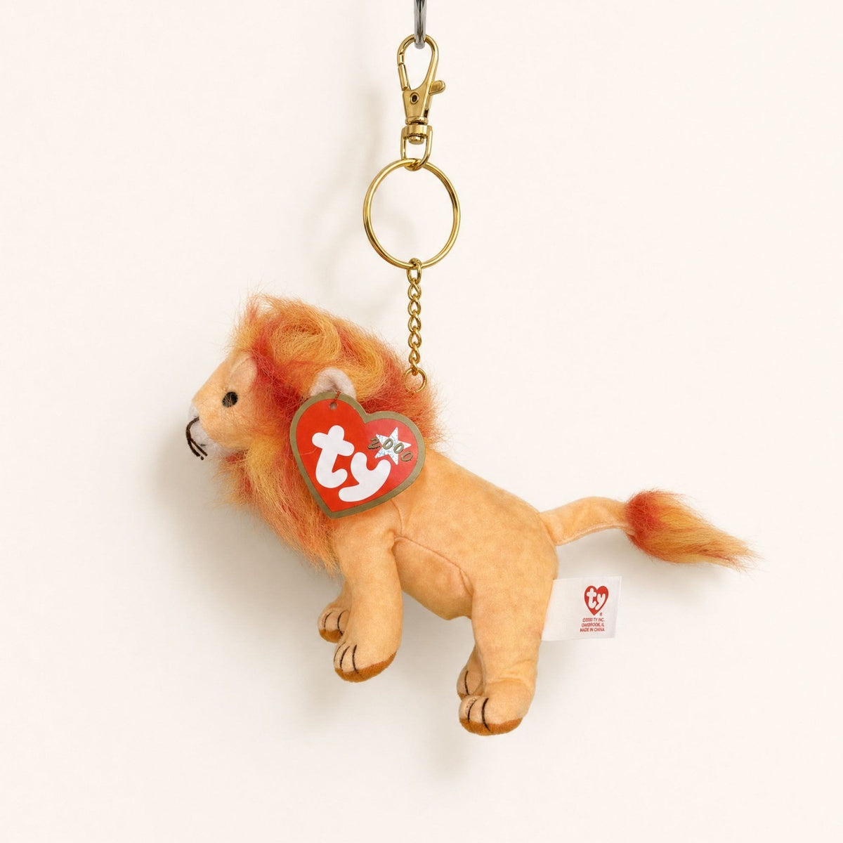 Bushy the Lion Teenie Beanie bag charm