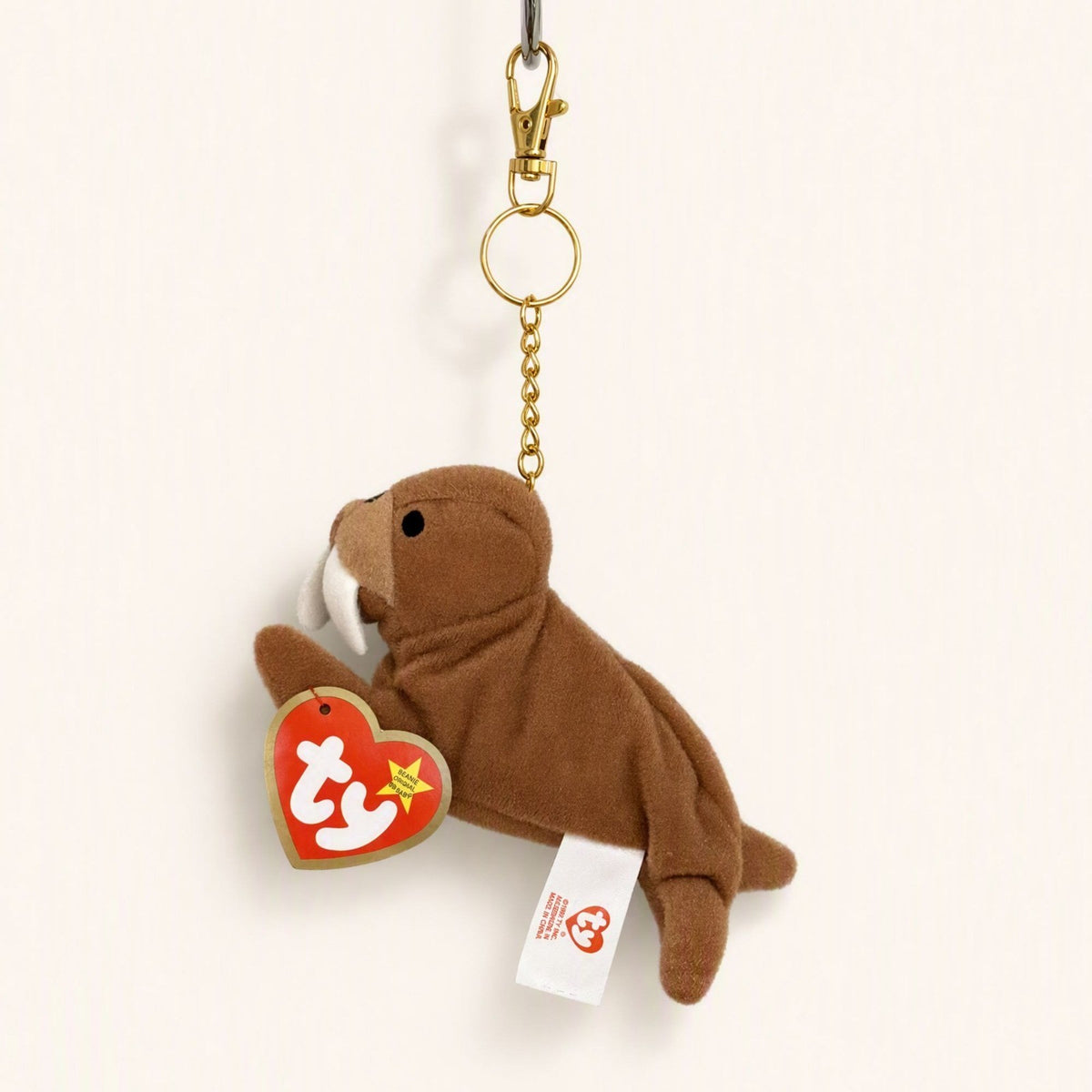 Tusk the Walrus Teenie Beanie bag charm