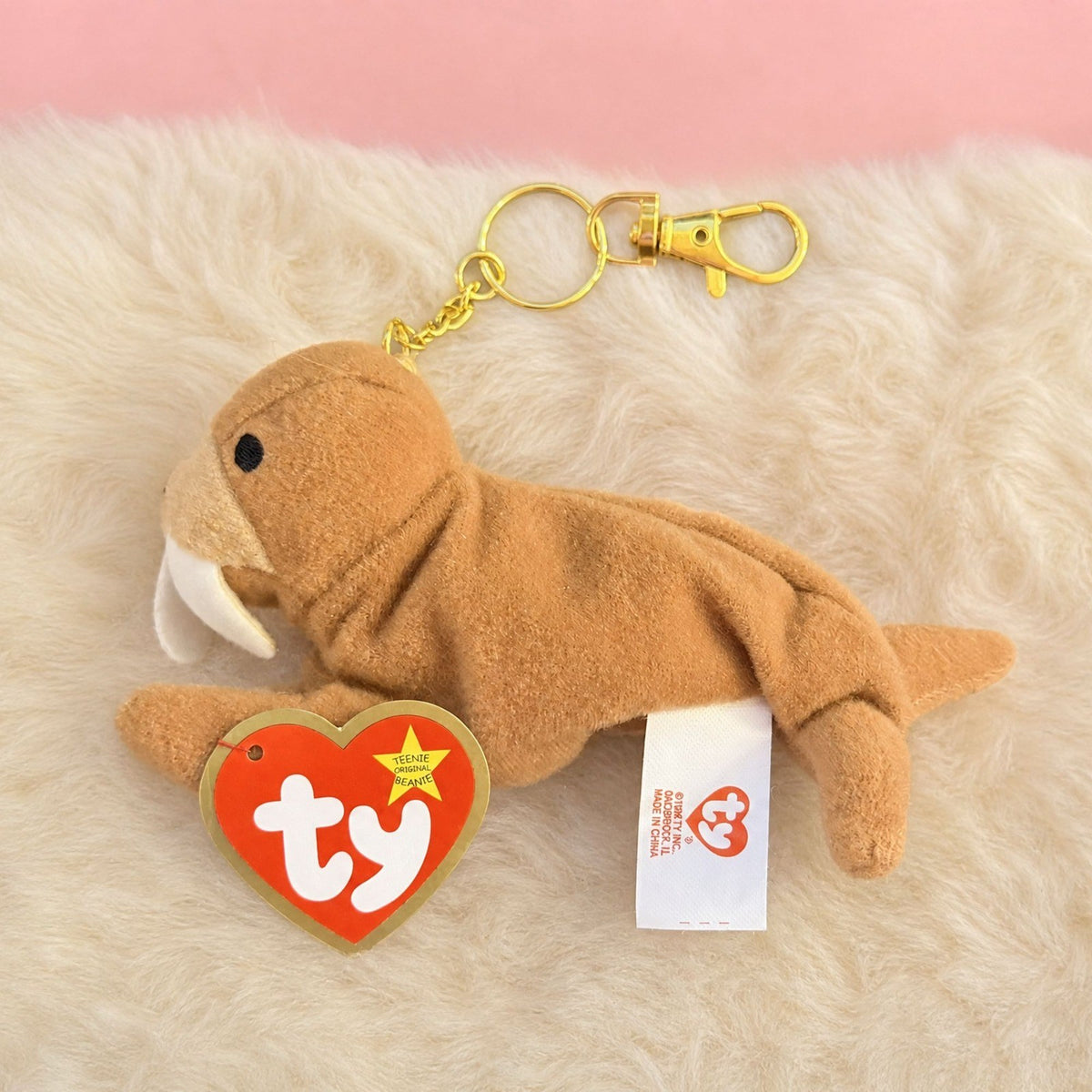 Tusk the Walrus Teenie Beanie bag charm