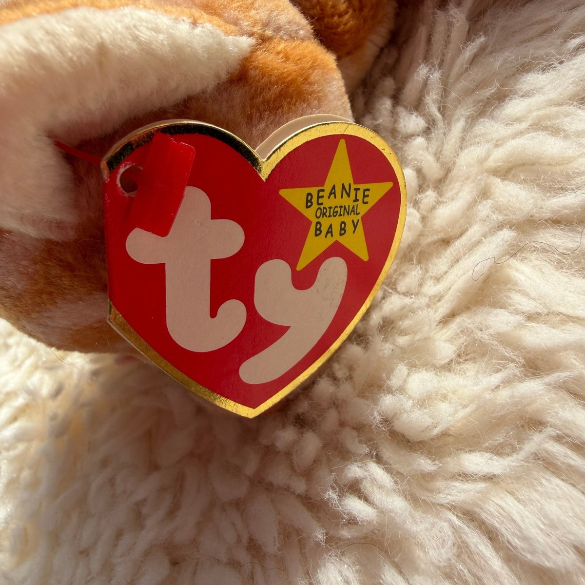 Amber the Cat, vintage Ty Beanie Baby
