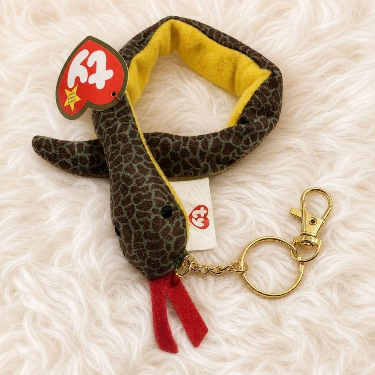Slither the Snake Teenie Beanie bag charm