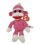 Socks the Sock Monkey Pink Quilted reference photo