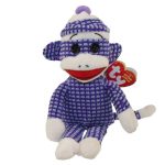 Socks the Sock Monkey Purple Quilted reference photo