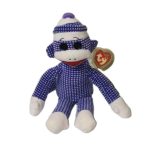 Socks the Sock Monkey Purple Quilted reference photo